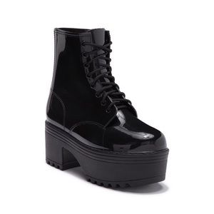Jeffrey Campbell Fog Rain Boots Booties Platform